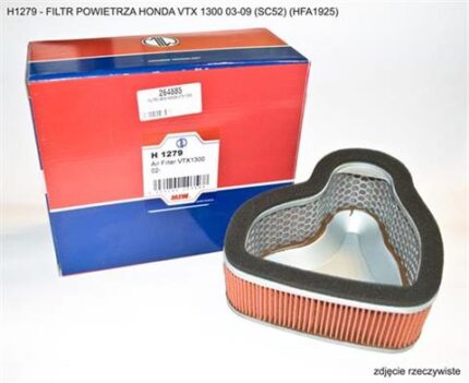 Воздушный фильтр MIW H1279 Honda VTX 1300 03-09 аналог HFA1925 17213-MEA-670