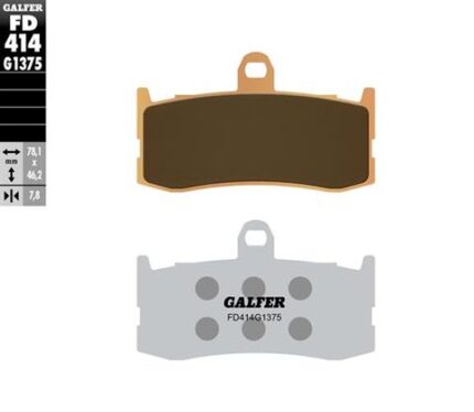 Тормозные колодки Galfer FD414G1375 FA491