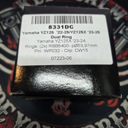 Поршень Wossner 8331DС Yamaha YZ 125 '22-25, YZ 125X '23-25, FANTIC XE 125/XX 125 '23-25 53.97mm