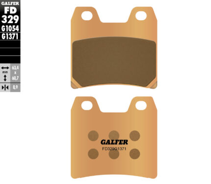 Тормозные колодки Galfer FD329G1371 FA348