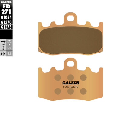 Тормозные колодки Galfer FD271G1370 FA335