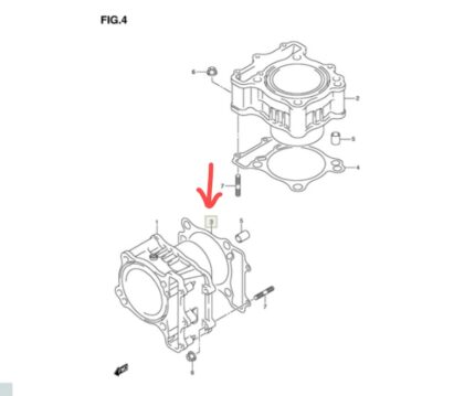 Прокладка ГБЦ Suzuki 11241-19F10-000 передняя