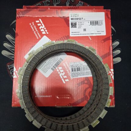 Диски сцепления TRW MCC612-7 BMW F 650 GS / CS / Dakar 04-08, G 650 GS / XCHALLENGE / XCOUNTRY / XMOTO 07-16, (EBC CK5635, Psychic MC-03946C, NewFren F1518A)