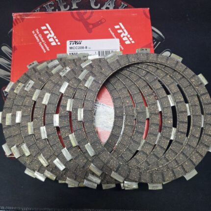 Диски сцепления TRW MCC208-8 Kawasaki KX 250 92-08, KLR 650 95-04, W 650 99-05, VN 750 86-95, Z 750 76-85, ZX 7R 96-02, ZX 750R 91-95, VN 800 96-03, W 800 11-17, VN 900 06-17, ZX9R 94-97, SUZUKI RM 250 96-00, (EBC CK4435)