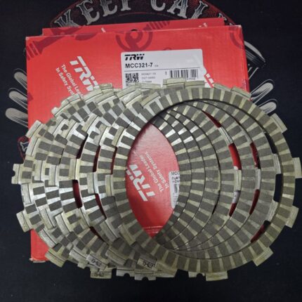 Диски сцепления TRW MCC321-7 Suzuki VS 600 94-97, DR 650 90-95, SV 650 99-02, VS,750 86-91, VL 800 01-17, VS 800 92-03, VX 800 90-96, VZ 800 97-13, (EBC CK3377, Psychic MX-03600C)