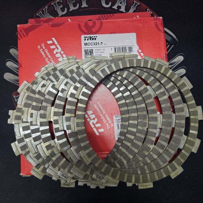 Диски сцепления TRW MCC321-7 Suzuki VS 600 94-97, DR 650 90-95, SV 650 99-02, VS,750 86-91, VL 800 01-17, VS 800 92-03, VX 800 90-96, VZ 800 97-13, (EBC CK3377, Psychic MX-03600C)