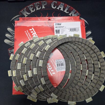 Диски сцепления TRW MCC612-7 BMW F 650 GS / CS / Dakar 04-08, G 650 GS / XCHALLENGE / XCOUNTRY / XMOTO 07-16, (EBC CK5635, Psychic MC-03946C, NewFren F1518A)