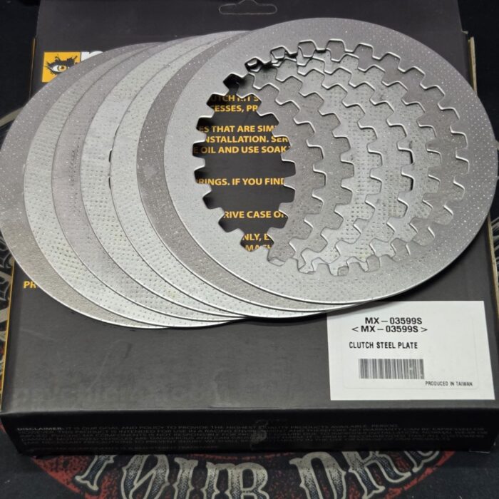 Стальные диски сцепления Psychic MX-03599S Yamaha WR 400 98-02, SR 500 78-95, XT 500 / 550 76-83, XT 600 83-03, XT 600 X Tenere 83-91, XTZ 660 91-99, YFM 660 01-05 (TRW MES318-7)