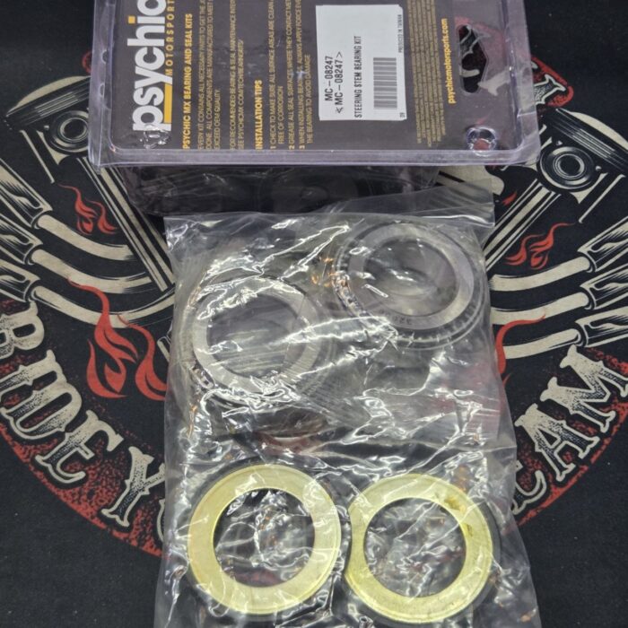 Подшипники рулевой колонки Psychic MC-08247 BMW S1000RR '10-'18, G 310 GS/R '17-'20, KTM 790/890 /Duke Suzuki GSX-R 600/750 '97-'24, DL 650 V-Strom'04-'24, SV 650/1000, Triumph, Yamaha R1/R6/ FJR 1300, TDM 900 (AllBalls 22-1003)