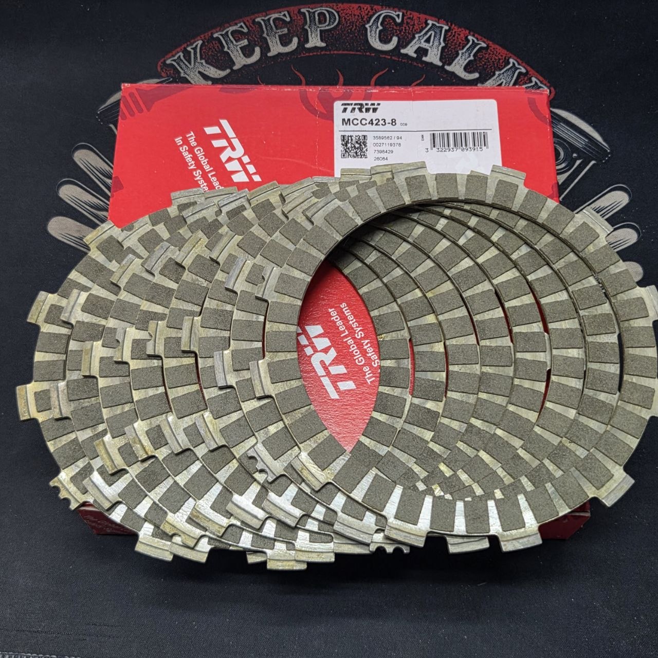 66edbd1d22a69523be9ab8d7986ad3ae.jpg Диски сцепления TRW MCC423-8 Yamaha XV 750 81-98, WR 450 05-, YZF 450 08-, YZ 450 08-15, XV 1000 81-87, XV 1100 89-99, BT 1100 Buldog 02-06, XVS 1100 99-07, Beta Xtrainer 300 15-20, (EBC CK2274)