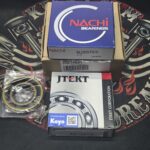 Подшипники коленвала PROMX PRKTM001 KTM SX/EXC 250/300 '04-'25, FREERIDE 250R '14-'17, HUSQVARNA TE/TC 250/300 '14-'23, HUSABERG TE250/300 (AllBalls 24-1098) (NACHI MADE IN JAPAN) (Сальники OEM KTM)KTM EXC 250/300 TPI '17-'23