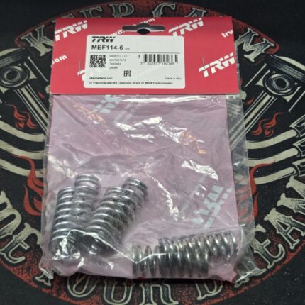 Пружины сцепления TRW MEF114-6 Yamaha YZ 125 00-16, TT 350 86-95, XT 500 / 550 / 600 76-03, XJ 600 83-03, XJ Diversion 600 92-03, XTZ 660 Tenere 91-99, Raptor YFM 660 01-05, Suzuki RM 80 86-01, RM 85 02-17, RM 125 89-91, (CSK014)