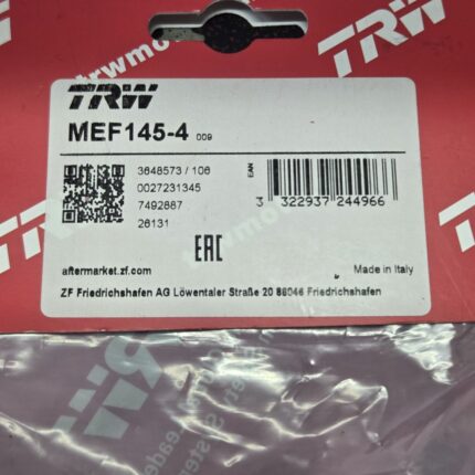 Пружины сцепления TRW MEF145-4 Honda CBF 600 Hornet 98-06, CBF 600 04-07, CBR 600 F 91-98, XR 650 R 00-07, GSF 600 Bandit 94-04, GSX-F 600 98-02, GSX 750 98-03, GSX-F 98-06, (4 шт.) (CK045/4)