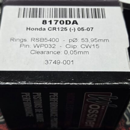 Поршень Wossner 8170DA Honda CR 125 05-07